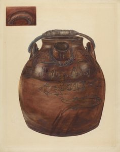 साइडर या पानी का जग, 19351942। द्वारा योलांडे डेलासेर