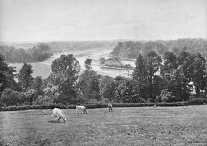 रिचमंड हिल, सरे से, c1896 द्वारा यॉर्क और बेटा