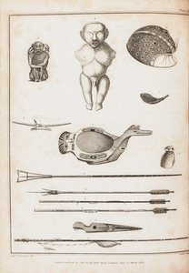 शिप नेवा में 1803-06 के वर्षों में दुनिया भर की यात्रा से चित्रण, 1814 द्वारा यूरी फेडोरोविच लिस्यांस्की