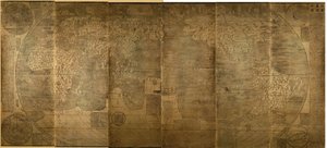 कुन्यू वंगुओ क्वांटू दुनिया के असंख्य देशों का नक्शा, 1602 द्वारा झोंग वेंटो