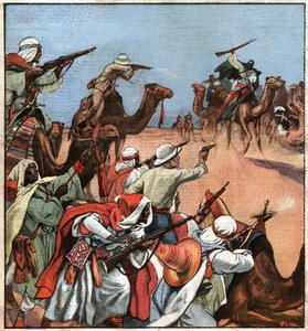 माघरेब में औपनिवेशिक काफिला। माघरेब में औपनिवेशिक फ्रांसीसी काफिला। द्वारा फर्डिनेंड जॉर्ज वाल्डमुलर