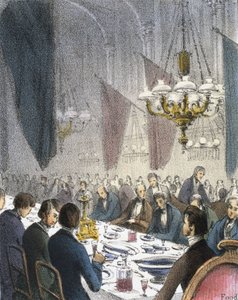 भोजन', सी 1845 द्वारा फ्रेडरिक (एटीआर) बरनार्ड