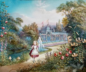 एलिस एडवेंचर्स इन वंडरलैंड - एलिस इन वंडरलैंड, मैजिक लालटेन द्वारा फ्रेडरिक (एटीआर) बरनार्ड