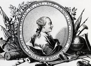 कार्ल जोसेफ वॉन फ़र्मियन (1716-1782) का पोर्ट्रेट, ऑस्ट्रियाई राजनीतिज्ञ, उत्कीर्णन द्वारा सेवेरिनी सेवेरिनी