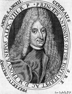 प्रिंस एंटोनियो ओटोबोनी (1646-1710) का पोर्ट्रेट, पोप सेना के जनरल, उत्कीर्णन द्वारा सेवेरिनी सेवेरिनी