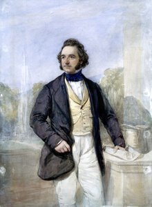 सर जोसेफ पैक्सटन, अंग्रेजी वास्तुकार और क्रिस्टल पैलेस के डिजाइनर, सी 1851 द्वारा फर्डिनेंड जॉर्ज वाल्डमुलर