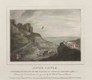 गुब्बारे से पहला चैनल क्रॉसिंग, 7 जनवरी 1785 द्वारा फ्रेडरिक (एटीआर) बरनार्ड