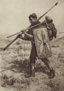 इम्पीडिटस, या पूरी तरह से सुसज्जित फुट सोल्जर द्वारा Amedee Forestier के बाद