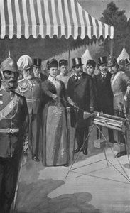 12 जुलाई, 1890 को बिसले में द प्रिंसेस ऑफ वेल्स ने पहला शॉट फायर किया