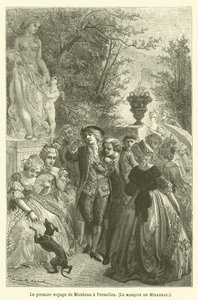 Mirabeau की वर्साय की पहली यात्रा, The Marquis of Mirabeau द्वारा एमिल एंटोनी बेयर्ड के बाद