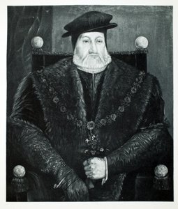 चार्ल्स ब्रैंडन, ड्यूक ऑफ सफ़ोक, c.1544, पब। 1902 (कोलोटाइप) द्वारा इंग्लिश स्कूल के बाद