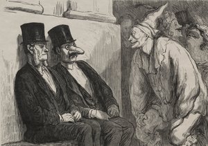 ओपेरा बॉल में: आप बहुत ज़्यादा मज़ा कर रहे हैं द्वारा Honoré Daumier . के बाद