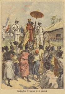 दाहोमी के नए राजा की घोषणा