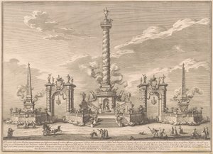 1752 के चीन के लिए प्राइमा मैकचिना: कैसर्टा में विला कार्ल'अमालिया की ओर इशारा करते हुए एक "डेलिज़ियोसा"