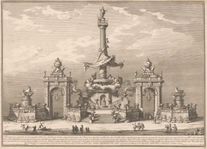 1752 के चीन के लिए सेकंडा मैकचिना: कैसर्टा में विला कार्ल'अमालिया में देवताओं का भोज
