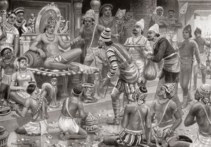 पुलकेशिन द्वितीय, चालुक्य, बादामी में फारस के दूत, हचिन्सन हिस्ट्री ऑफ़ द नेशंस से, पब .915