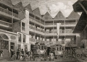 द ओल्ड बुल एंड माउथ इन, सेंट मार्टिंस-ले-ग्रैंड, 1831