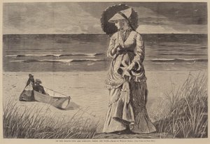समुद्र तट पर - दो कंपनी हैं, तीन कोई नहीं हैं द्वारा Winslow Homer