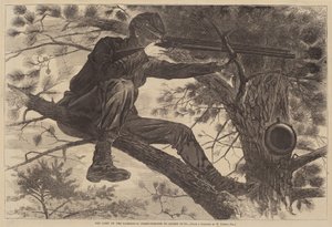पोटोमैक की सेना - पिकेट ड्यूटी पर एक शार्प-शूटर द्वारा Winslow Homer