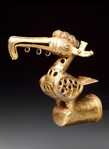 पक्षी-रूप फाइनियल, सी। 500-1500 (सोना) द्वारा संस्कृति ज़ेनू
