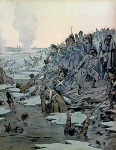 ऑस्ट्रिया का अभियान (1805): ऑस्ट्रलिट्ज़ की लड़ाई के बाद, नेपोलियन प्रथम बोनापार्ट (1769-1821) और उनके सैनिकों ने 2 दिसंबर को रूसियों को बर्फीली झीलों से बचाया