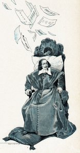 कार्डिनल जूल्स माजरीन का पोर्ट्रेट (Giulio Raimondo Mazzarino or Mazarino द्वारा Onfray de Breville जाक जॉब के लिए छद्म नाम