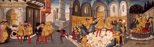 जूलियस सीजर की हत्या और अंतिम संस्कार, 145560 द्वारा Apollonio di Giovanni की कार्यशाला