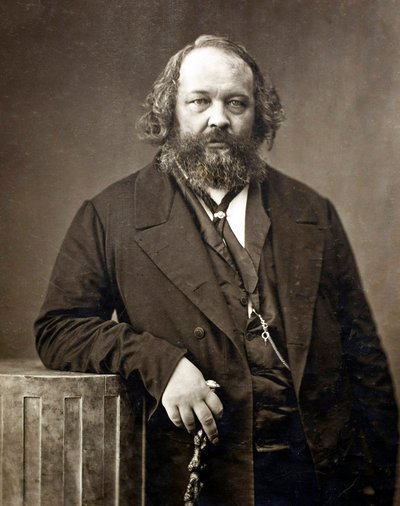 मिशेल बाकुनिन (बाकुनिन) (1814-1876) का पोर्ट्रेट, रूसी अराजकतावादी "" मिखाइल अलेक्जेंड्रोविच बाकुनिन का पोर्ट्रेट (1814-1876) नादर द्वारा, गैसपार्ड-फेलिक्स (1820-1910), सीए 1860 - एल्ब्यूमिन फोटो - निजी संग्रह द्वारा नादर