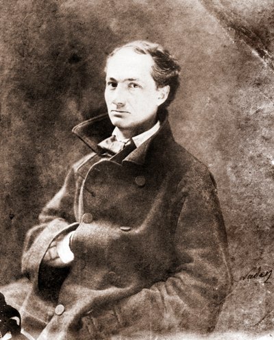 चार्ल्स बौडेलेयर का चित्र, लेखक (1821-1867) - नादर द्वारा फोटोग्राफी (फेलिक्स टूरनाचोन) द्वारा नादर