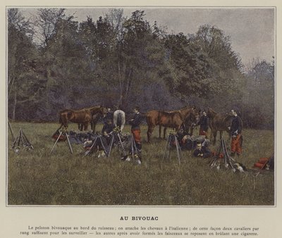 Bivouac में (रंगीन फोटो) द्वारा (बाद में) फ्रांसीसी फोटोग्राफर