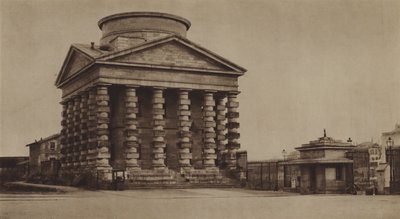 1860 में बैरिएर डे ल'एटोइल, लेडौक्स ग्रांटिंग पैवेलियन के साथ (बी / डब्ल्यू फोटो) द्वारा (बाद में) फ्रांसीसी फोटोग्राफर