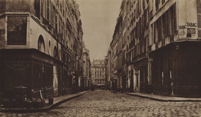 1866 के आसपास रुए डेस मौलिन्स, एवेन्यू डी ल ओपेरा के निर्माण के लिए ध्वस्त (बी / डब्ल्यू फोटो) द्वारा (बाद में) फ्रांसीसी फोटोग्राफर