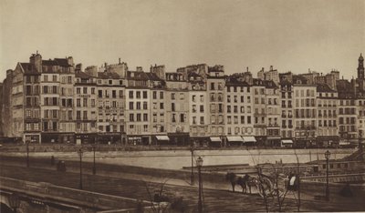 1855 के आसपास क्वाई ले पेलेटियर, अब क्वाई डे गेस्वर्स (बी / डब्ल्यू फोटो) का हिस्सा है द्वारा (बाद में) फ्रांसीसी फोटोग्राफर