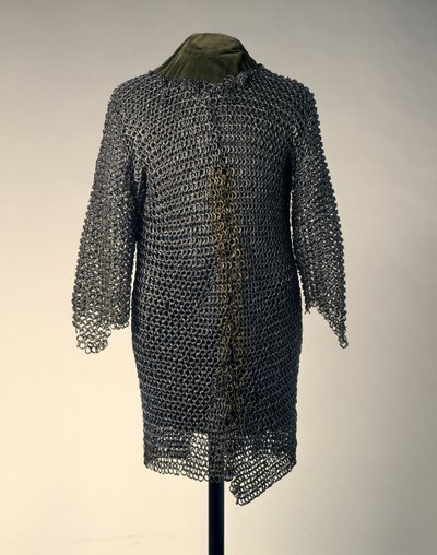 मेल कोट, c.1550-1650 (स्टील और पीतल मिश्र धातु) द्वारा (attr.to) ओटोमन स्कूल