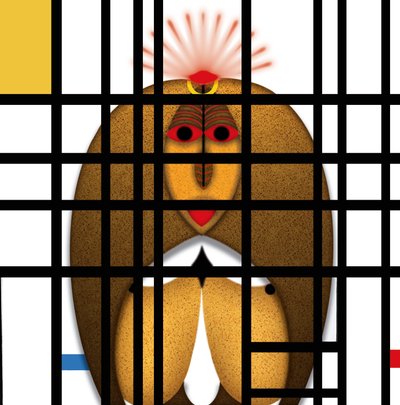 Lockdown (VIII) - (aus der Serie Animal Rationale) द्वारा 