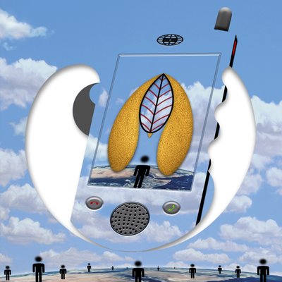 "...seit ein Gespräch wir sind..." (aus der Serie Skyphone) द्वारा Alexander Eibach