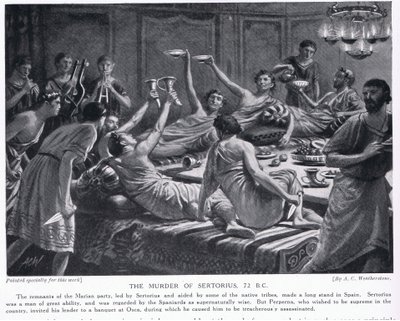 Sertorius 72BC की हत्या द्वारा एसी वेदरस्टोन