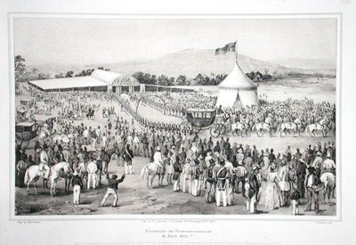 हैती के सम्राट के रूप में जनरल फॉस्टिन सोलौक (सी.1785-1867) का राज्याभिषेक द्वारा ए (बाद) हार्टमैन