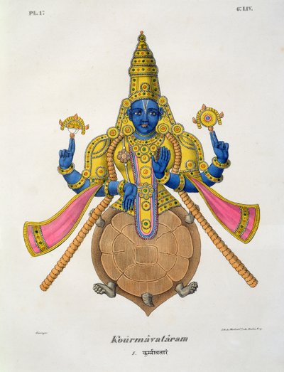 कुर्मा, डी मार्लेट (लिथोग्राफ) द्वारा उत्कीर्ण द्वारा ए कम