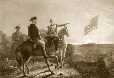 द डॉन ऑफ पीस, मॉर्निंग ऑफ द सरेंडर ऑफ यॉर्कटाउन, पब। 1881 द्वारा ए। गिलक्रिस्ट कैंपबेल