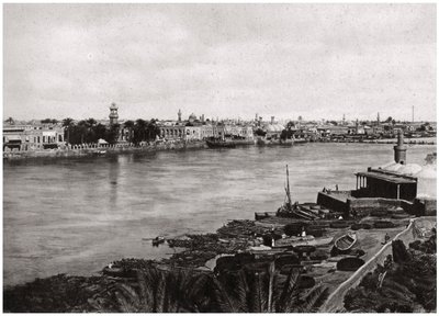 आधुनिक बगदाद, खलीफा शहर, इराक 1925 द्वारा ए केरीम