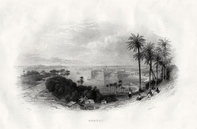 बंबई, भारत, 1860 द्वारा ए। विलमोर