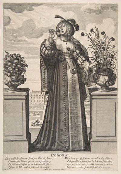 गंध, 1635-38। द्वारा अब्राहम बोस