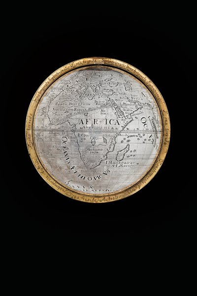 हरक्यूलिस और एटलस, ऑग्सबर्ग, 1697-99 द्वारा समर्थित दो असाधारण स्थलीय और आकाशीय ग्लोब द्वारा अब्राहम ड्रेंटवेट