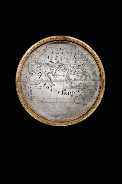 हरक्यूलिस और एटलस, ऑग्सबर्ग, 1697-99 द्वारा समर्थित दो असाधारण स्थलीय और आकाशीय ग्लोब द्वारा अब्राहम ड्रेंटवेट