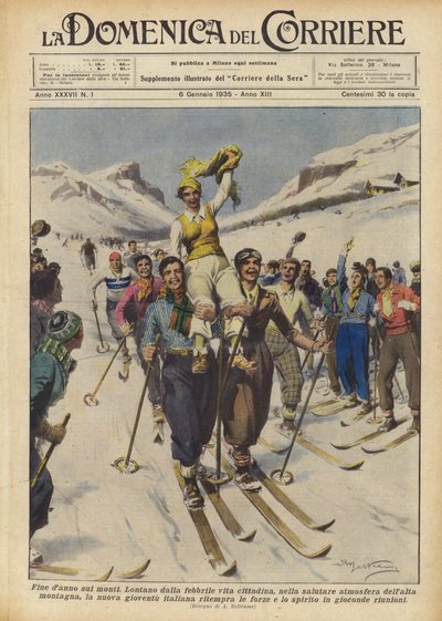 पहाड़ों पर नुकसान का अंत द्वारा Achille Beltrame