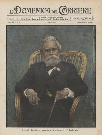 15 फरवरी को बोलोग्ना में हुए जिओसू कार्डुची द्वारा Achille Beltrame