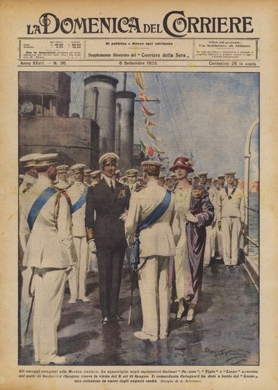 इतालवी नौसेना को विदेशी उपहार द्वारा Achille Beltrame