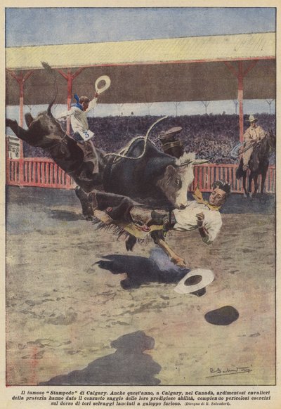 कैलगरी का प्रसिद्ध भगदड़ द्वारा Achille Beltrame