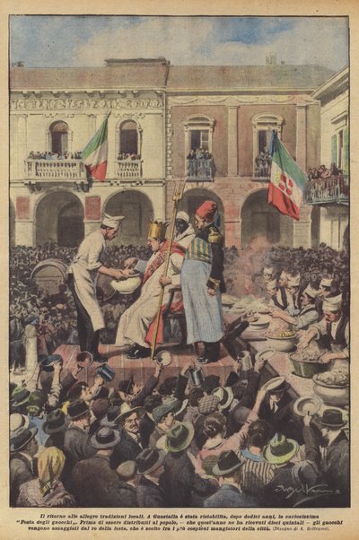 हंसमुख स्थानीय परंपराओं की वापसी द्वारा Achille Beltrame